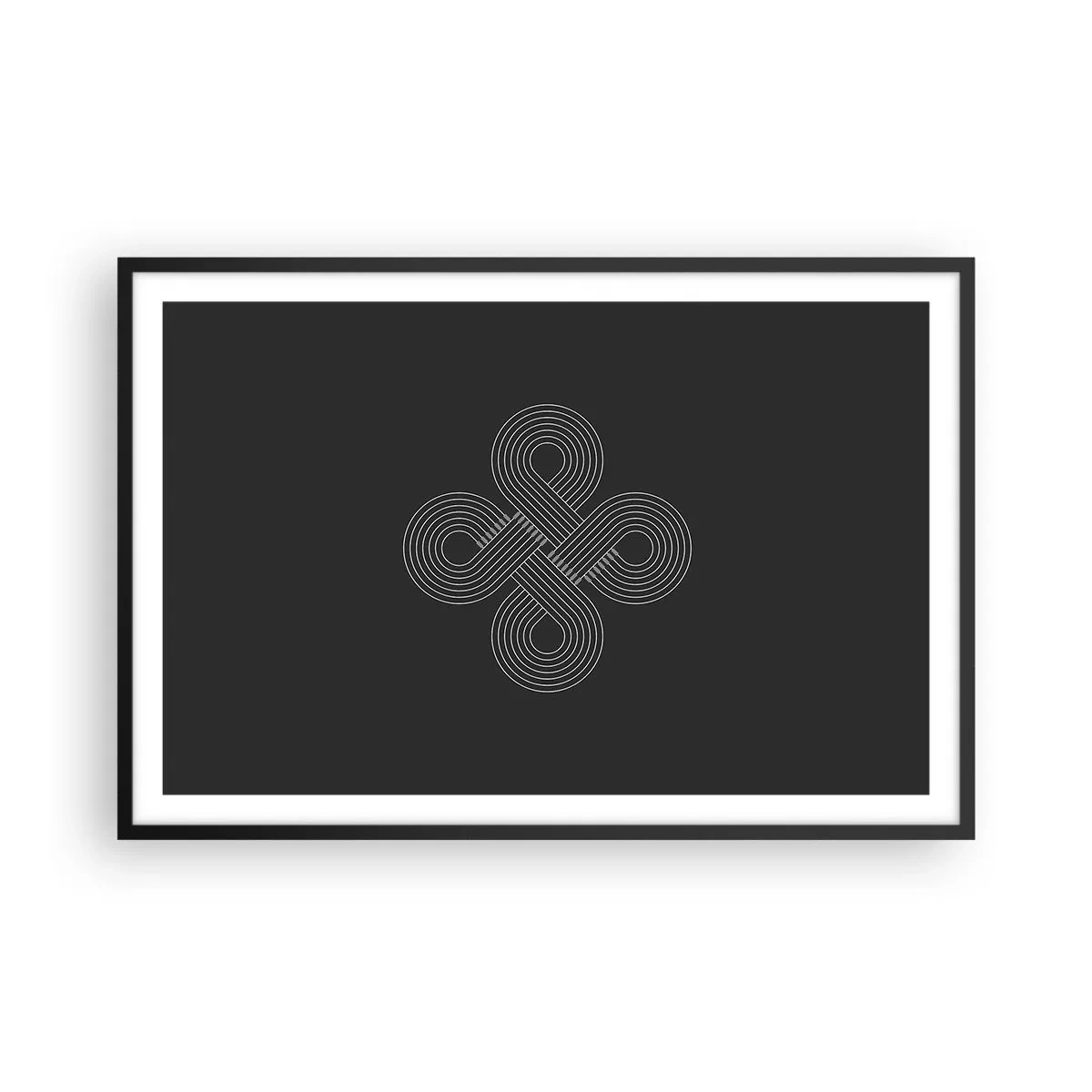 Poster in een zwarte lijst - In de Keltische geest - 91x61 cm