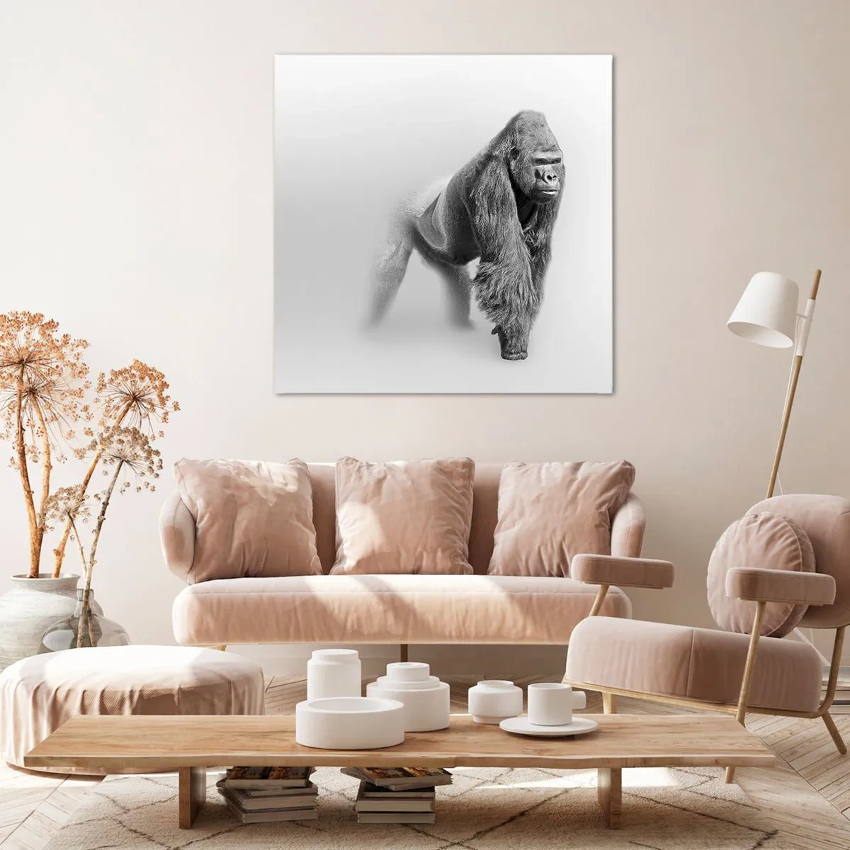 Schilderen op canvas - Vertrouwen in zijn kracht - 70x70 cm