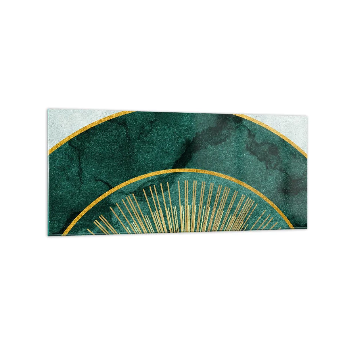 Schilderen op glas - Een ander zonnestelsel - 120x50 cm