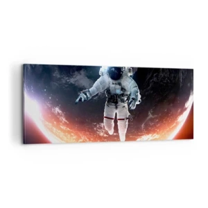 Schilderen op canvas - Mag ik nog wat langer blijven? - 100x40 cm