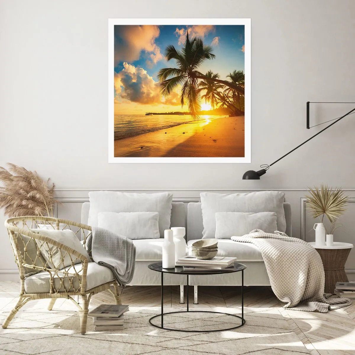 Poster - Caribische droom - 60x60 cm