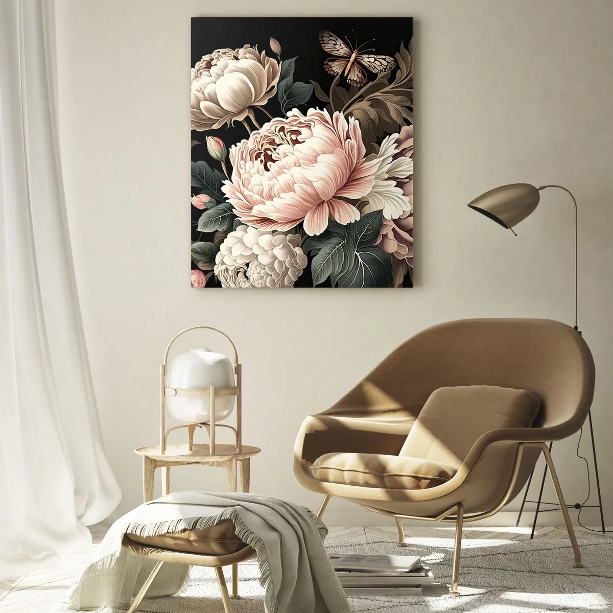 Schilderen op glas - In barokstijl - 50x70 cm