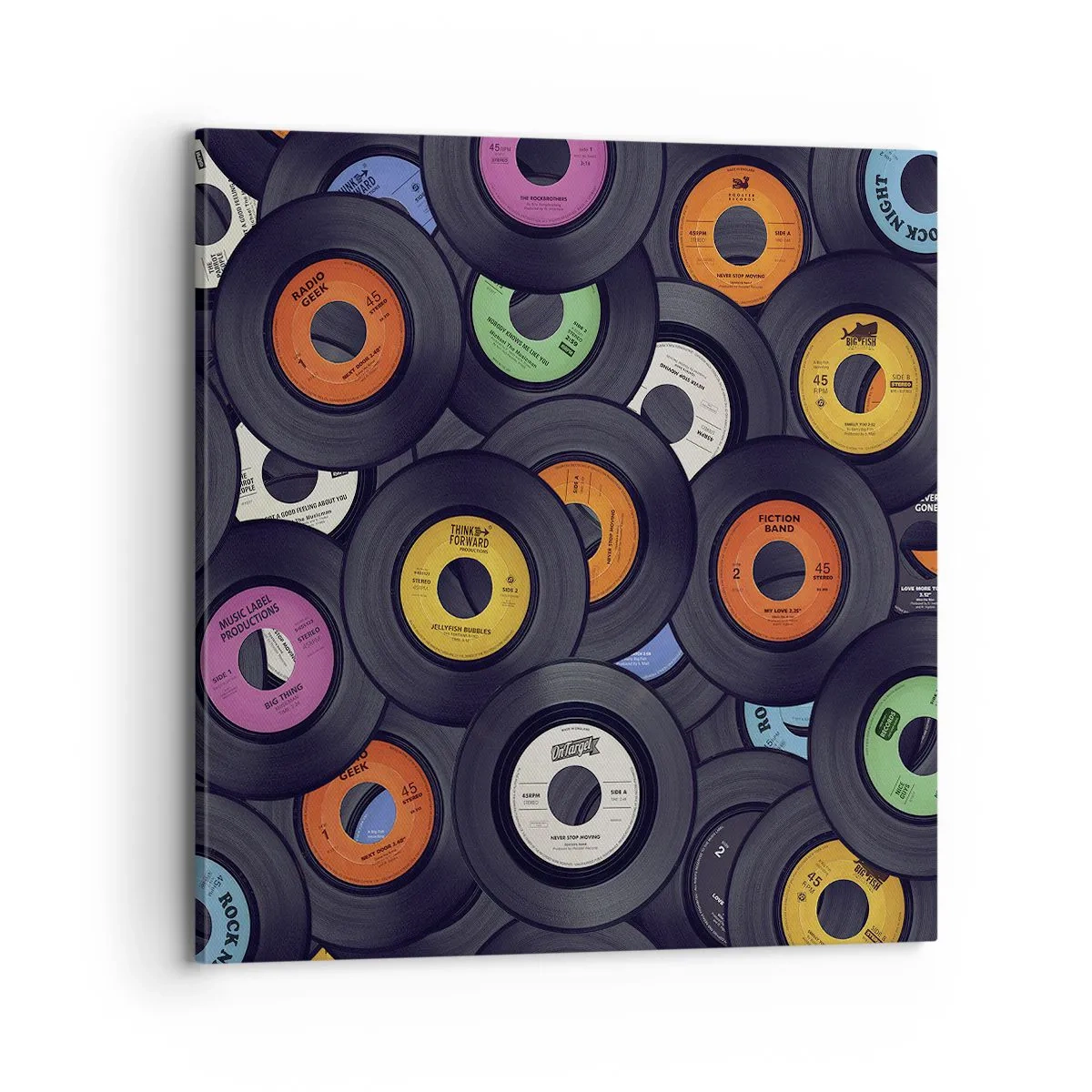 Schilderen op canvas - De kleuren van de klassiekers - 70x70 cm