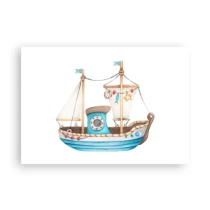 Poster - Ahoi, avontuur! - 100x70 cm