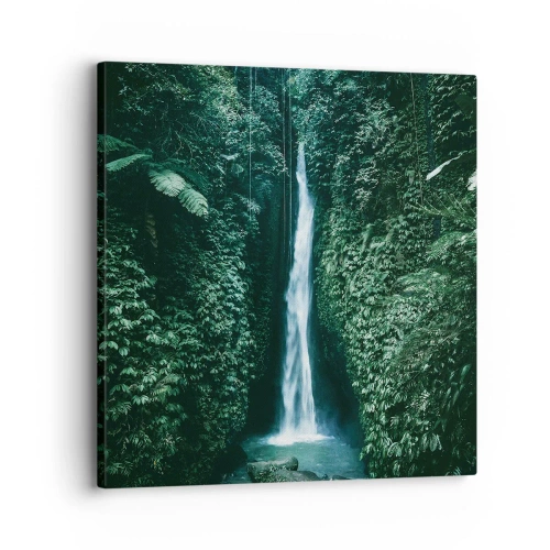 Schilderen op canvas - Tropische spa - 30x30 cm