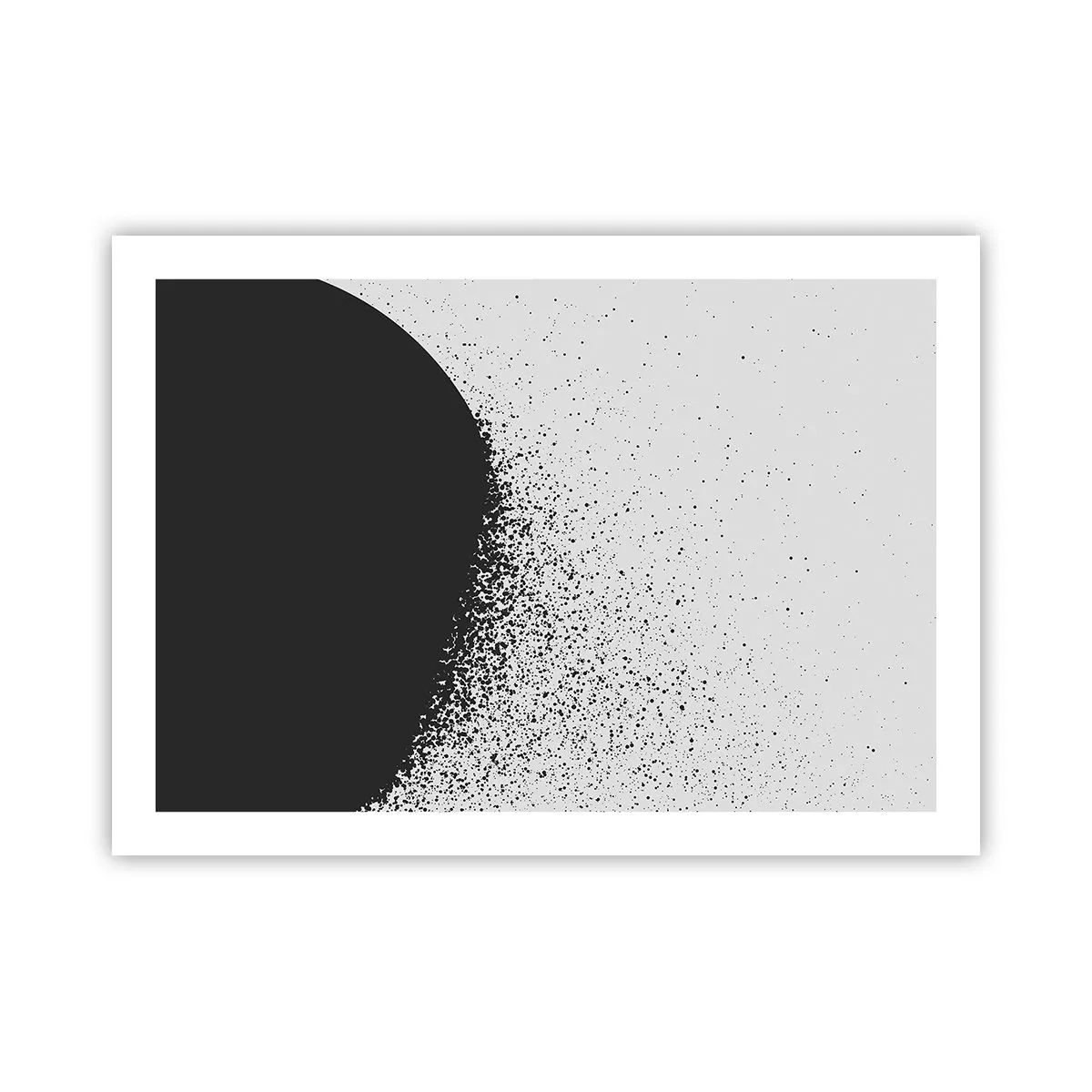 Poster - Beweging van moleculen - 70x50 cm