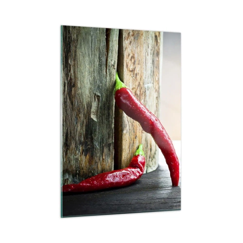 Schilderen op glas - Red hot chili peppers - 50x70 cm