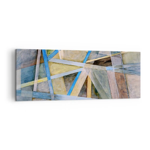 Schilderen op canvas - Recht of diagonaal? - 140x50 cm
