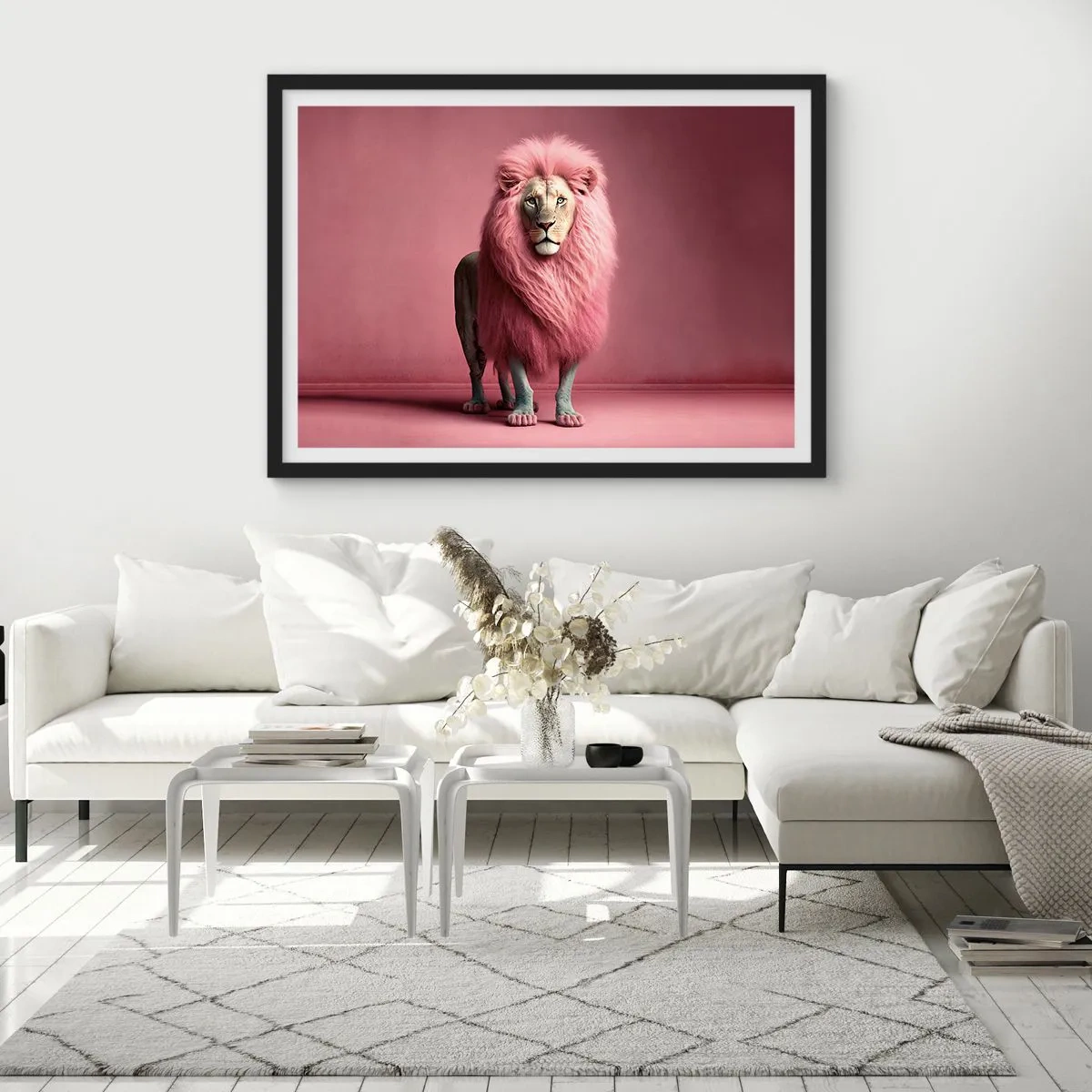 Poster in een zwarte lijst - En je bent niet meer bang - 70x50 cm