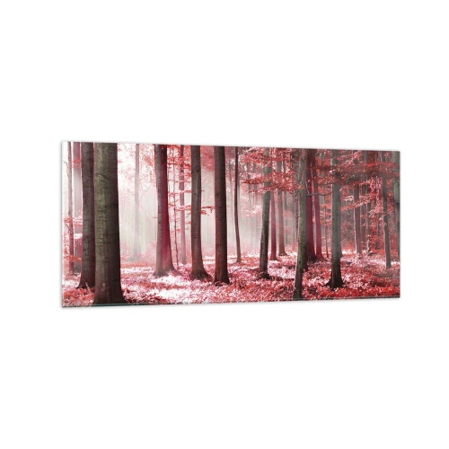 Schilderen op glas - Rood is net zo mooi - 120x50 cm