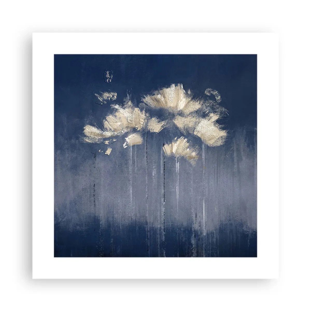 Poster - Als bloemblaadjes in de wind - 40x40 cm