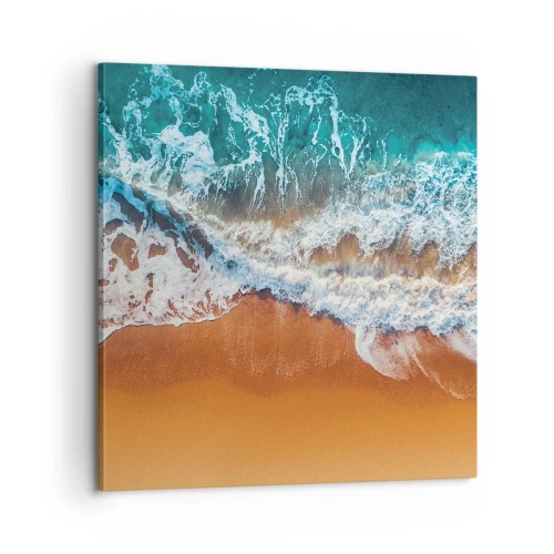 Schilderen op canvas - Altijd hand in hand - 60x60 cm