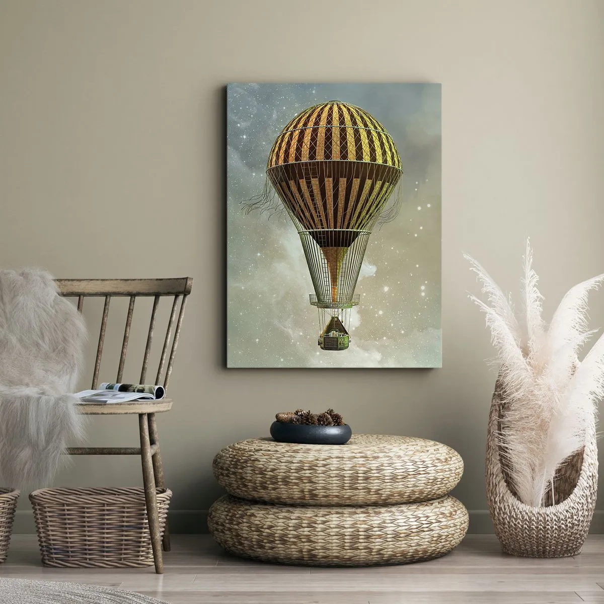 Schilderen op canvas - Baanbrekende vluchten - 50x70 cm
