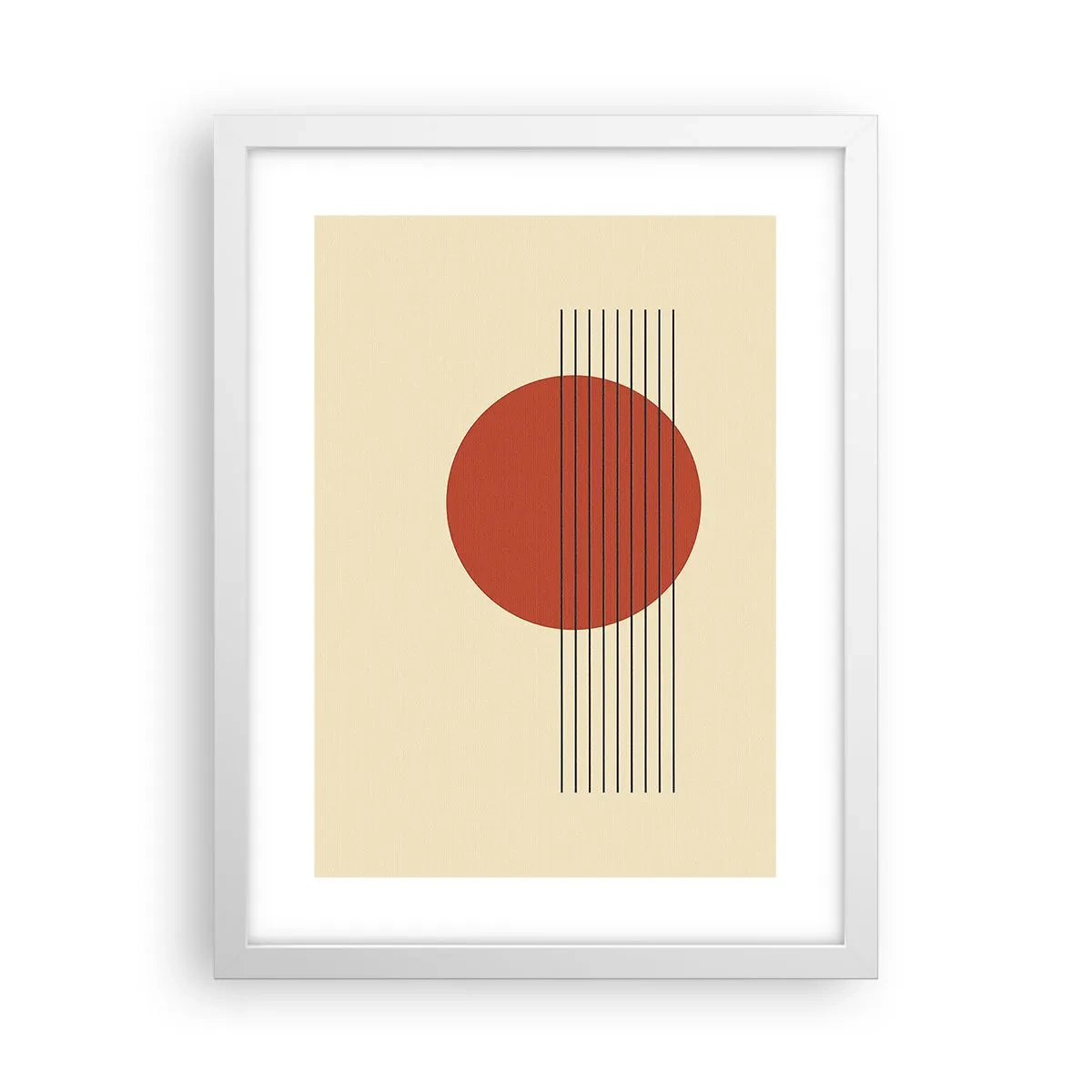 Poster in een witte lijst - Opnieuw en opnieuw en verder - 30x40 cm