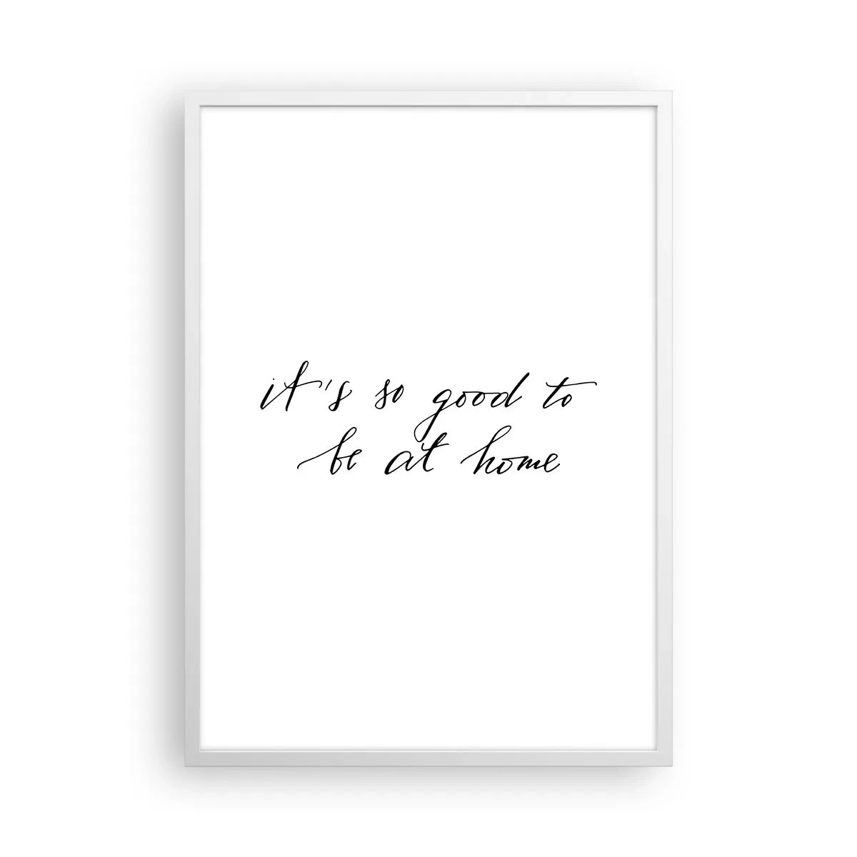 Poster in een witte lijst - De hele waarheid - 50x70 cm