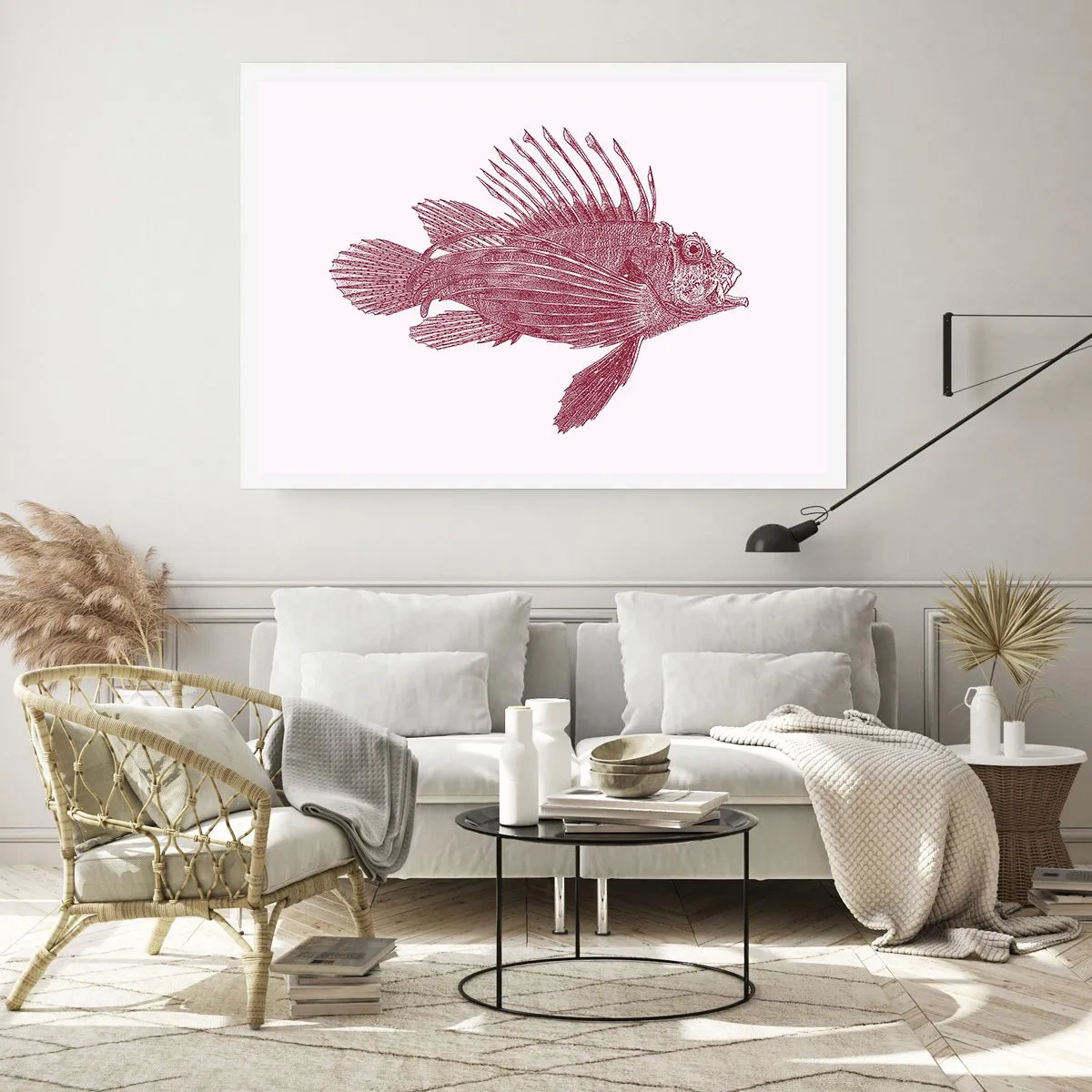 Poster - Inwoner van exotische wateren - 50x40 cm