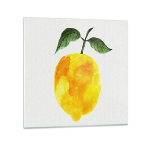 Schilderen op glas - Hoe proef je de zon? - 30x30 cm