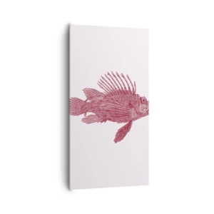 Schilderen op canvas - Inwoner van exotische wateren - 65x120 cm