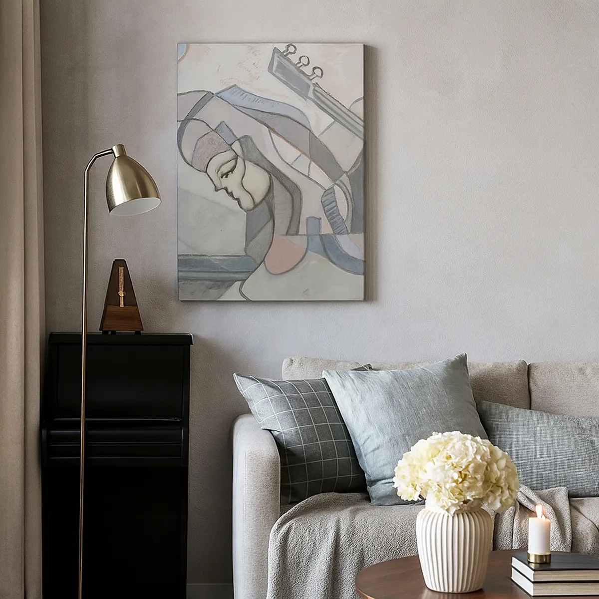 Schilderen op canvas - In de kracht van muziek - 50x70 cm