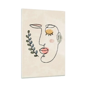 Schilderen op glas - Vrede gevonden - 50x70 cm