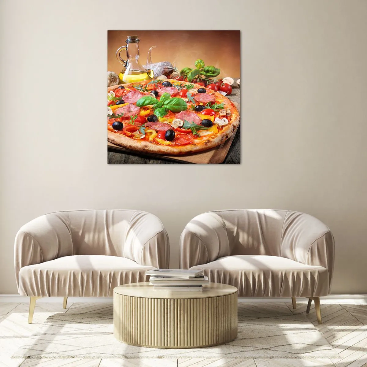 Schilderen op glas - Met echte Italiaanse smaak - 30x30 cm