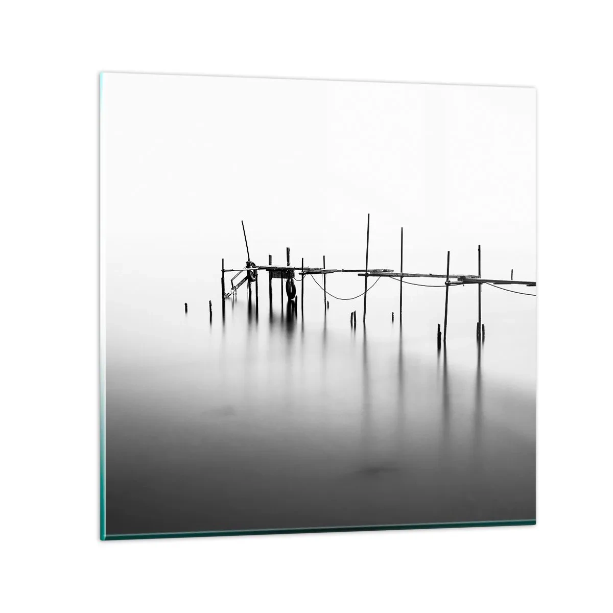 Schilderen op glas - Wat als er geen wereld is? - 60x60 cm