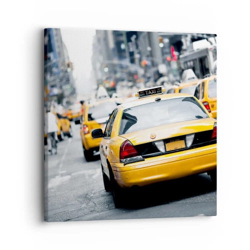 Schilderen op canvas - Alleen in deze stad - 30x30 cm