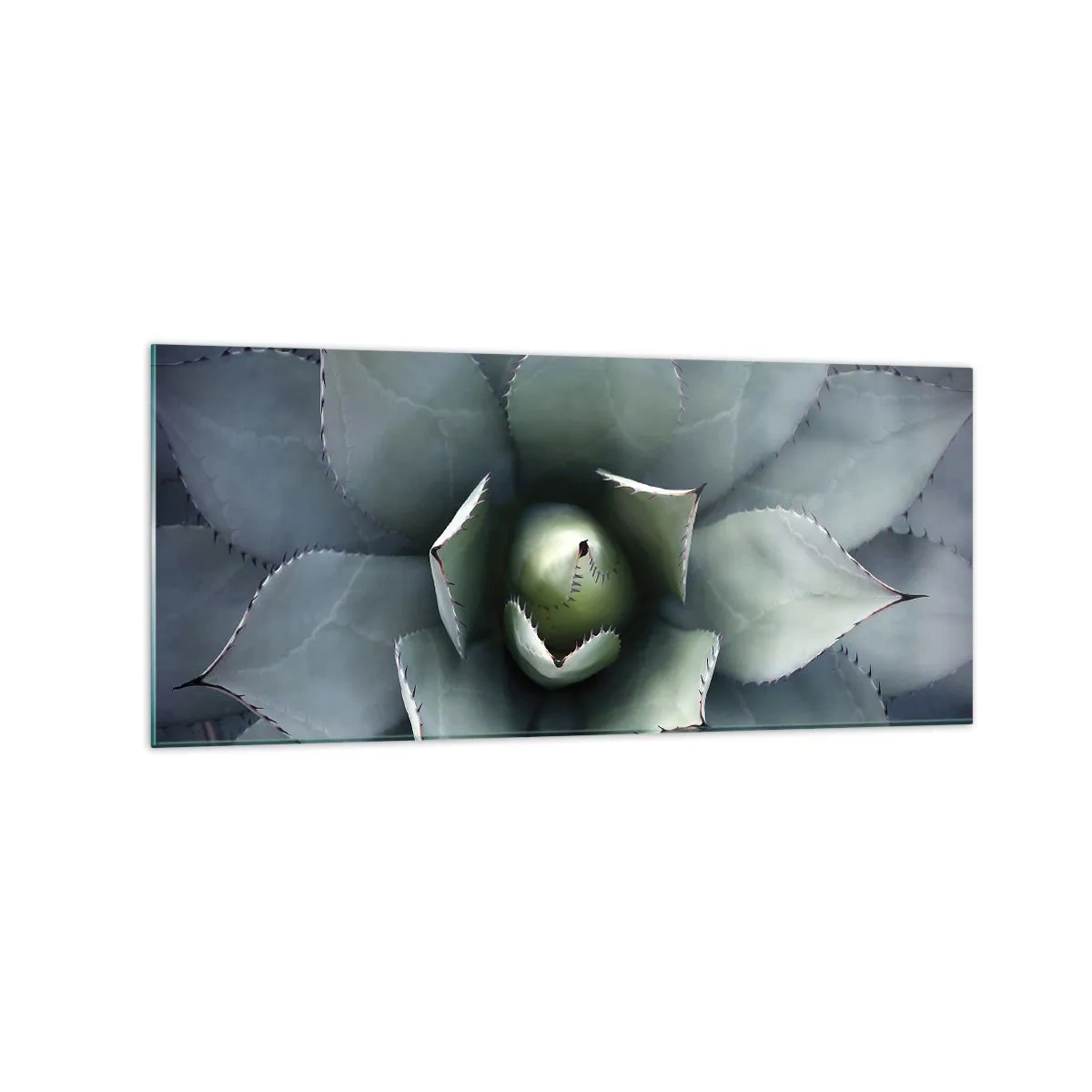 Schilderen op glas - Het trekt aan en waarschuwt - 120x50 cm