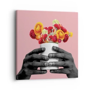 Schilderen op canvas - De apotheose van het leven - 40x40 cm