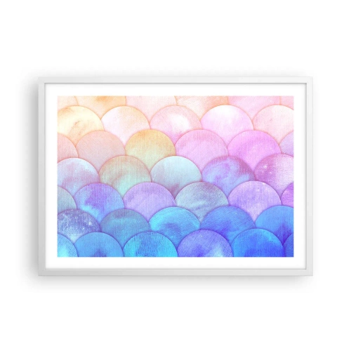 Poster in een witte lijst - Parel schaal - 70x50 cm