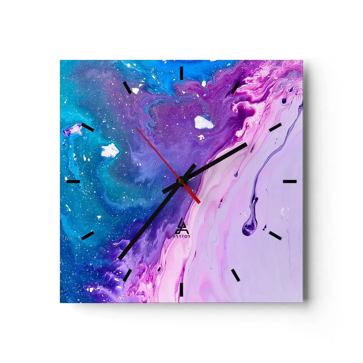 Wandklok - Klok - Yin en yang - 30x30 cm
