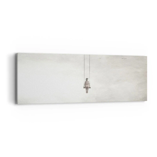 Schilderen op canvas - Een kind in ons - 90x30 cm