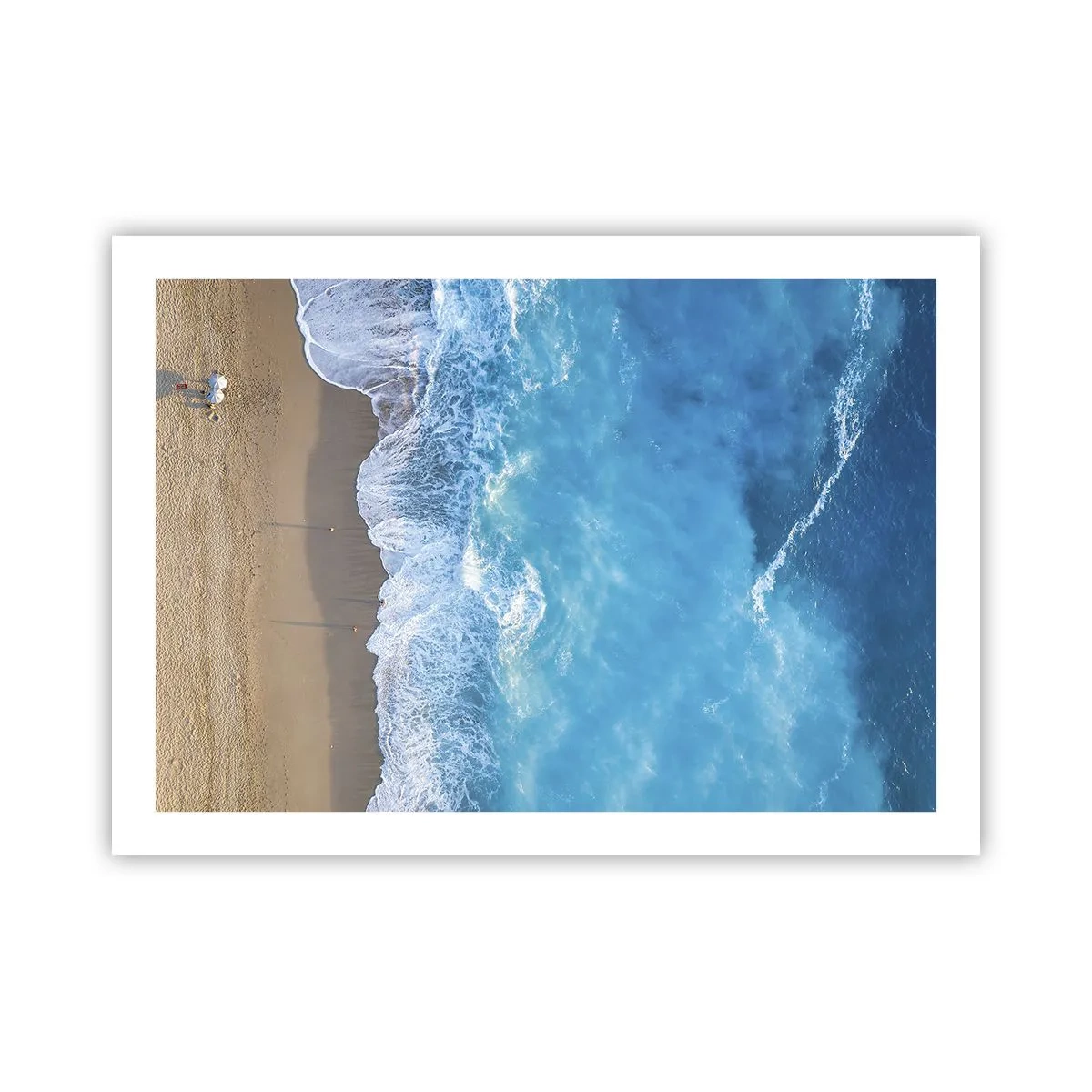 Poster - De kracht van blauw - 70x50 cm