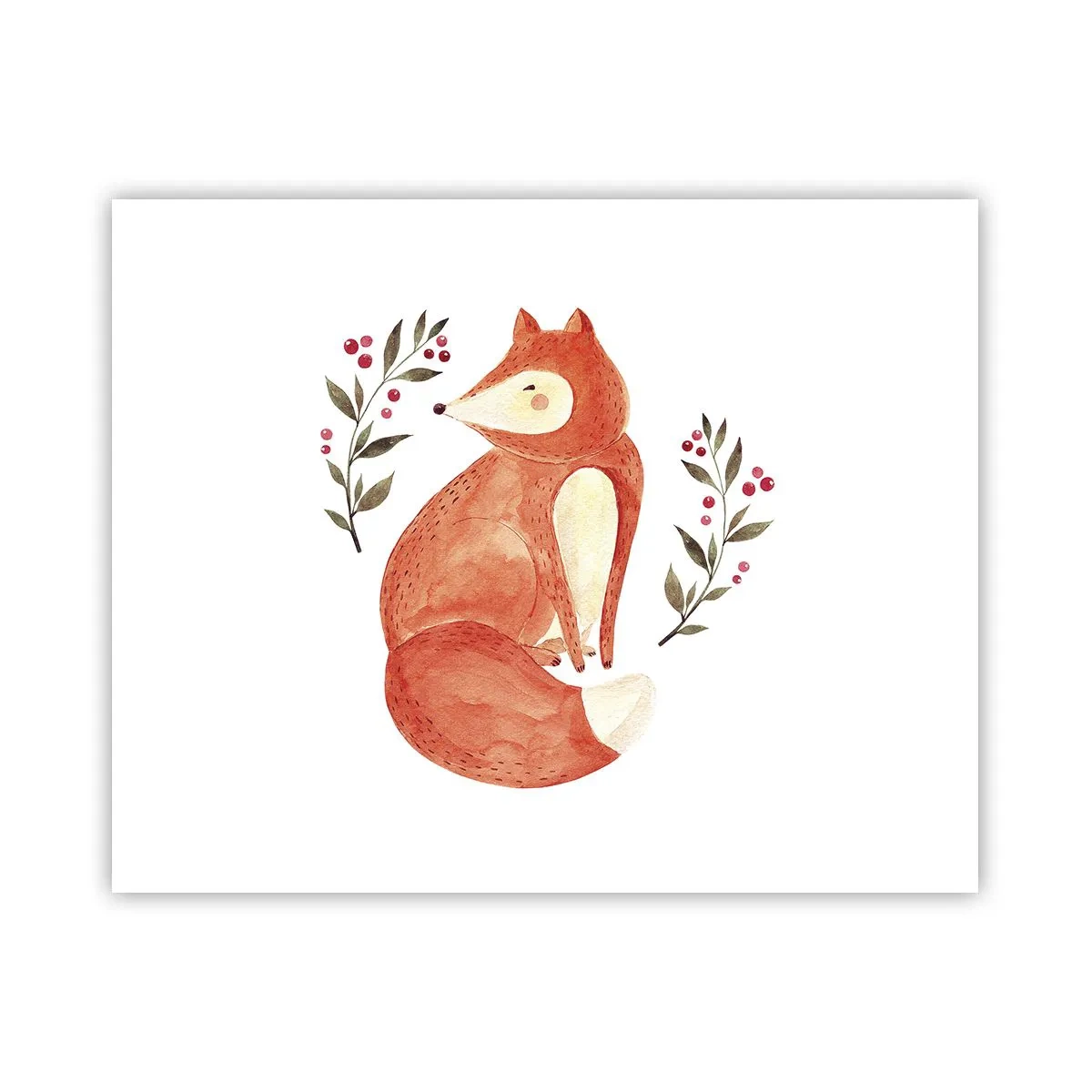 Poster - Kleine roodharige - 50x40 cm