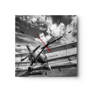 Wandklok - Klok - Ik kan niet wachten! - 30x30 cm