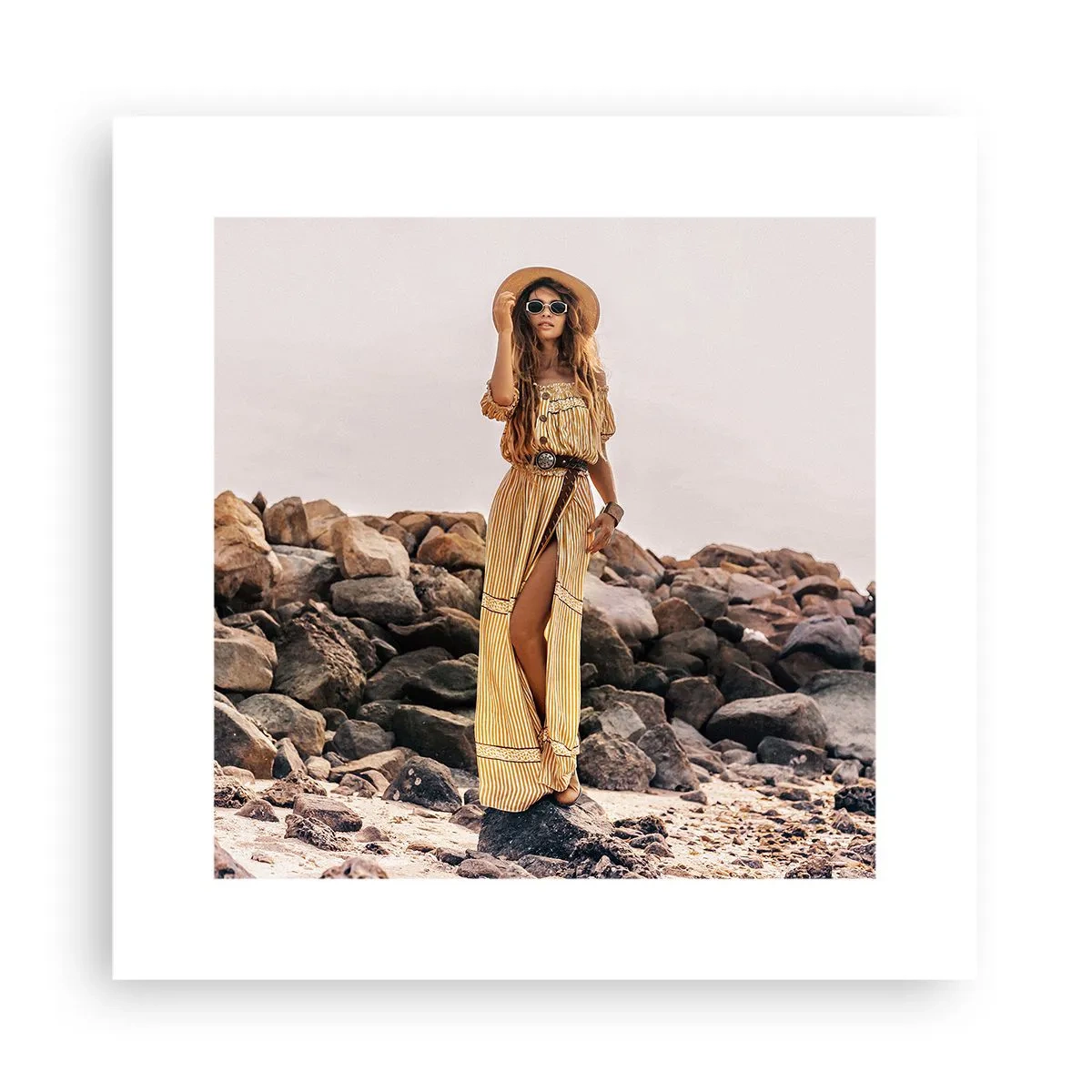 Poster - De magie van stenen - 30x30 cm