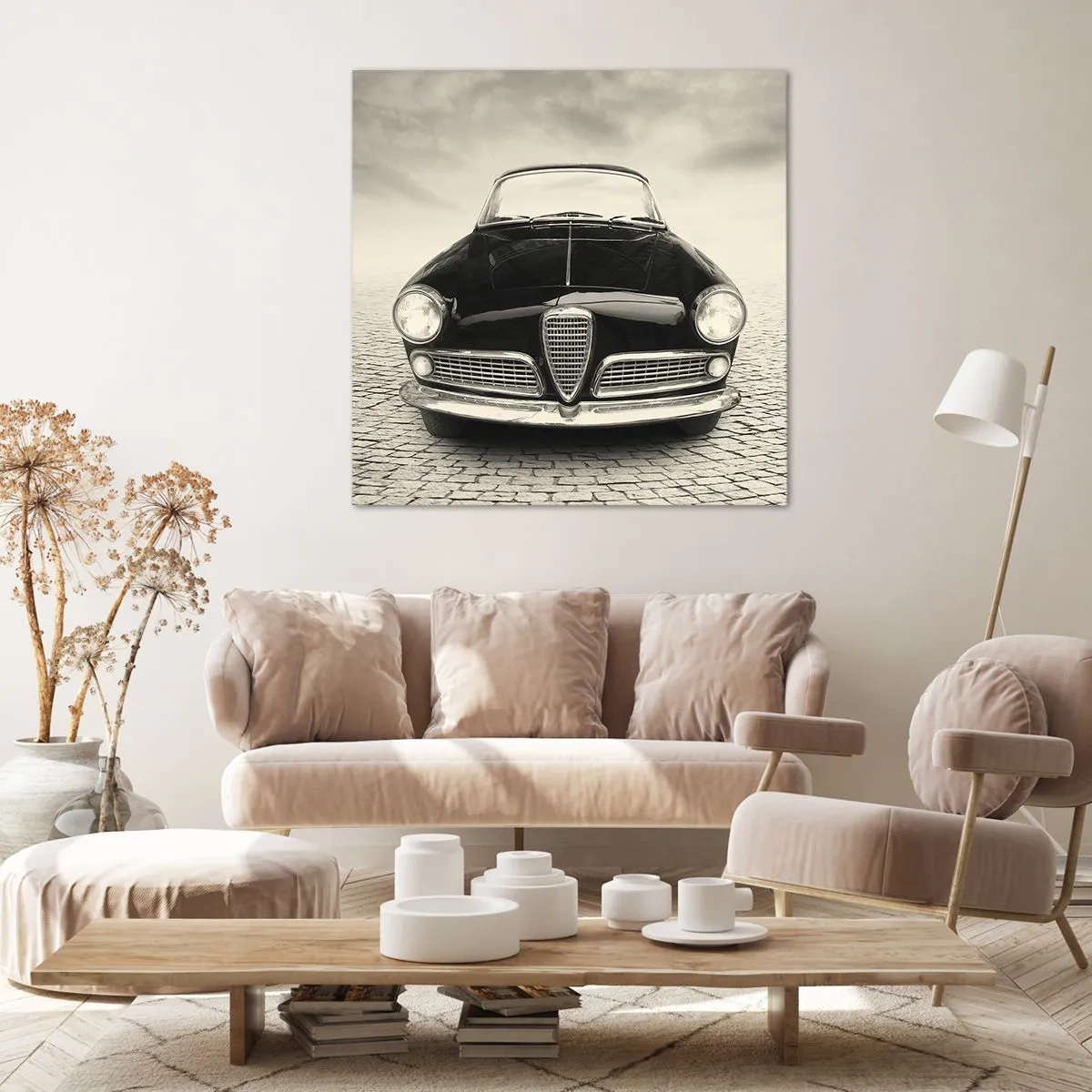 Schilderen op canvas - Je moet gewoon van me houden - 50x50 cm