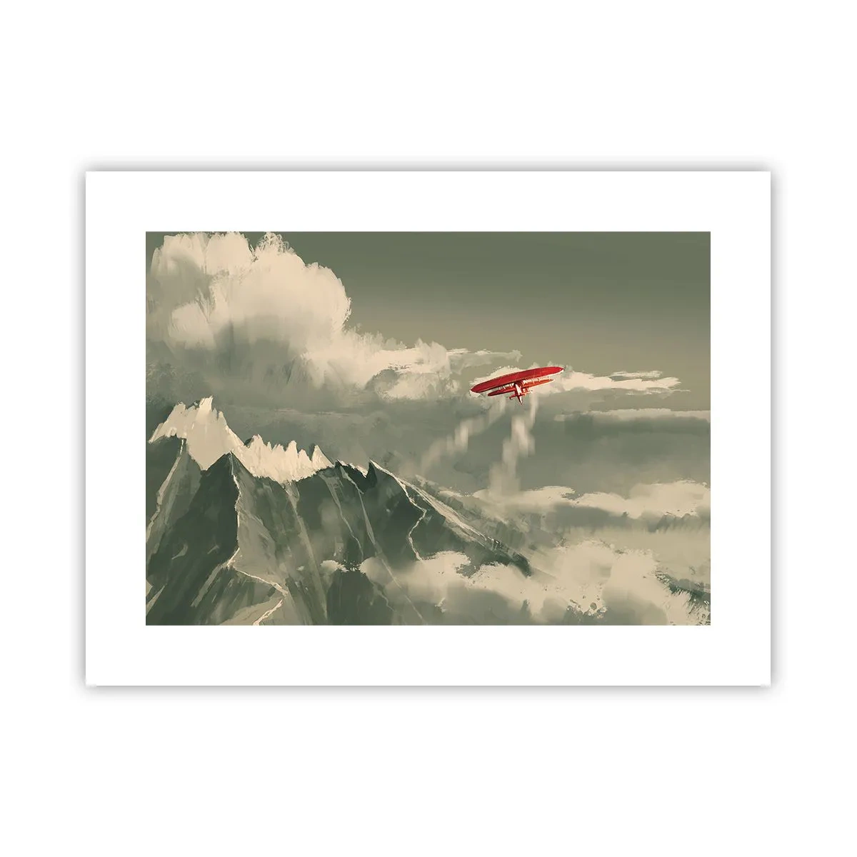 Poster - Onverschrokken pionier - 40x30 cm