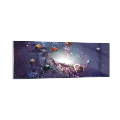 Schilderen op glas - Zonne-dans systeem - 90x30 cm