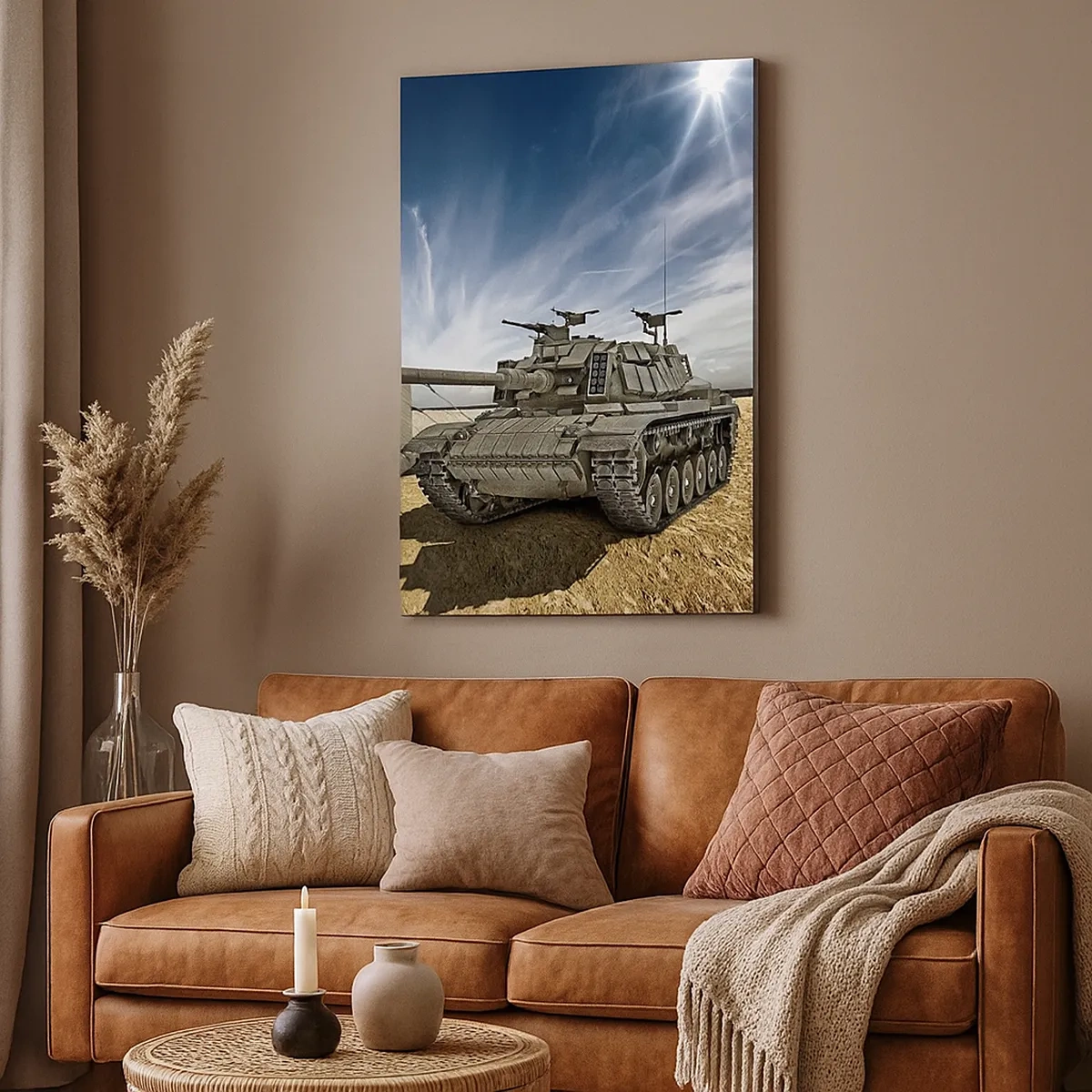Schilderen op canvas - Een militaire droom - 50x70 cm