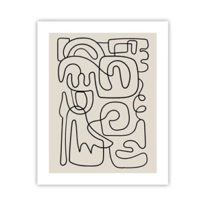 Poster - Volg het pad - 40x50 cm