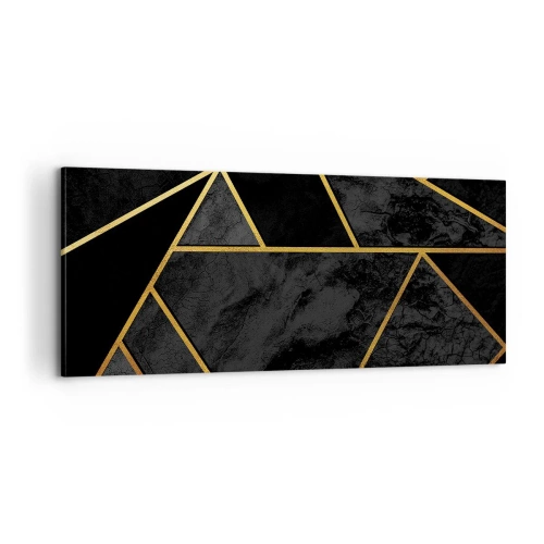 Schilderen op canvas - Duisternis en glans - 100x40 cm