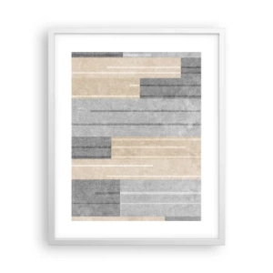 Poster in een witte lijst - Compositie: houd verticaal - 40x50 cm