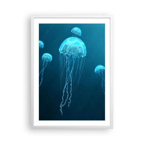 Poster in een witte lijst - Oceaandans - 50x70 cm