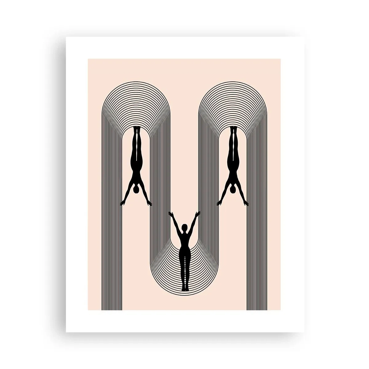 Poster - Op zijn kop - 40x50 cm