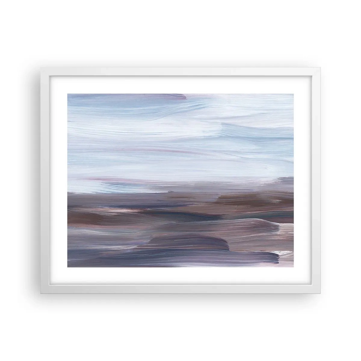 Poster in een witte lijst - Elementen: water - 50x40 cm