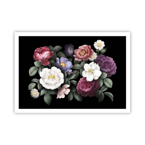 Poster - Uit de Engelse tuin - 100x70 cm