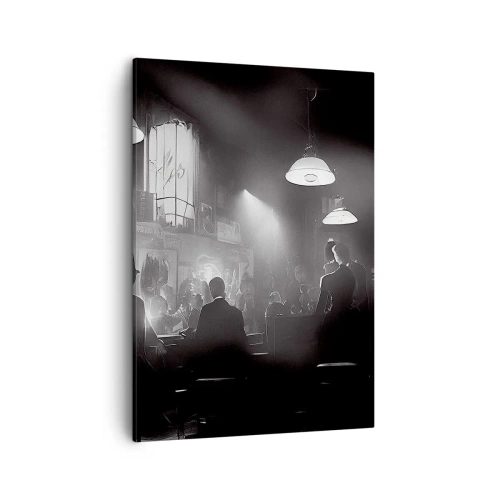 Schilderen op canvas - In jazz-sfeer - 50x70 cm
