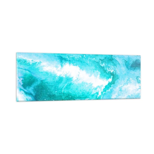 Schilderen op glas - In de kern van het element - 90x30 cm