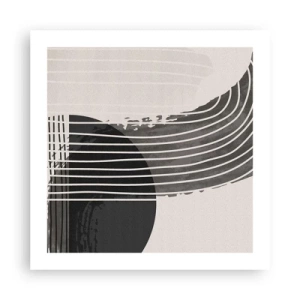 Poster - Daar en terug - 50x50 cm